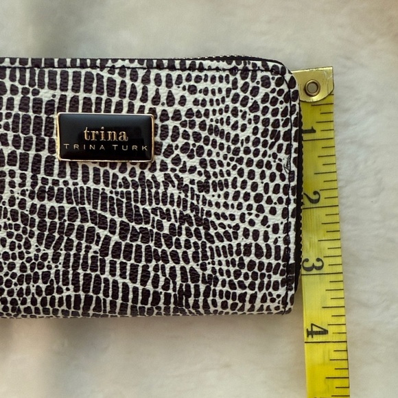 Trina Turk Black and White Croco Wallet - Picture 10 of 10